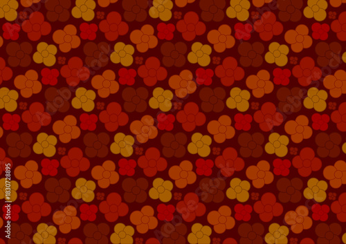 colorful seamless pattern with flowers illustration wallpaper background