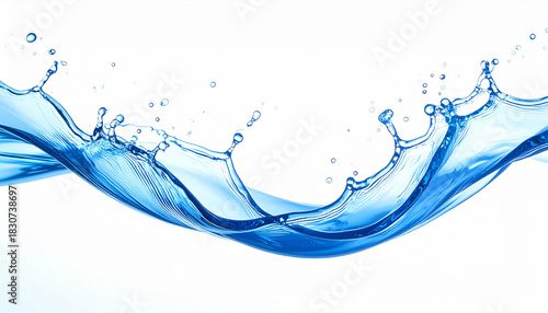 Fototapeta Naklejka Na Ścianę i Meble -  blue water splash