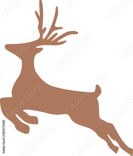 deer silhouette vector