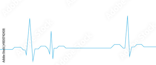 Digital ecg heart beat line icon symbol heart beat abstract vector png..