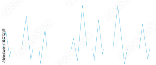 Digital ecg heart beat line icon symbol heart beat abstract vector png..