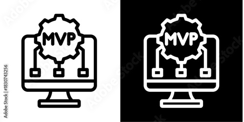 Mvp  Icon Set White Style Collection
