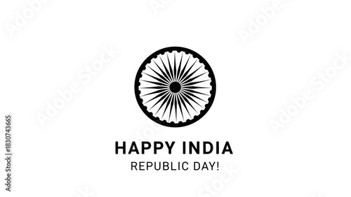 Minimalist line art illustration of a desert landscape with camels and figures, celebrating Qatar National Day.