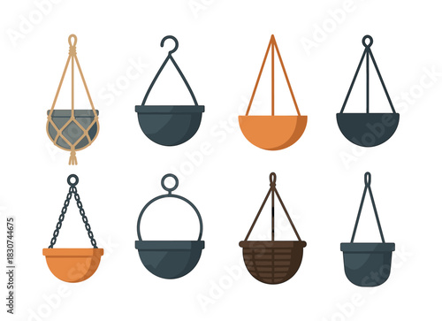 Hanging planters collection.