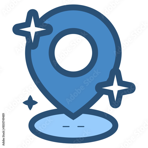 AI pin location icon