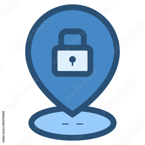 lock privacy location icon