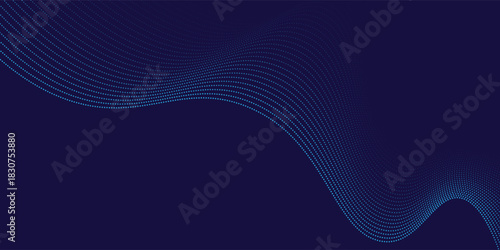 blue wavy halftone background. Dot pop art sport style modern background texture pattern abstract vector design