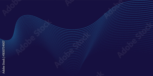 blue wavy halftone background. Dot pop art sport style modern background texture pattern abstract