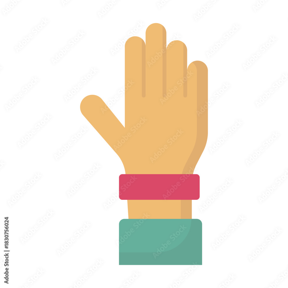 Obraz premium Wrist Wrap Vector icon which can easily modify or edit