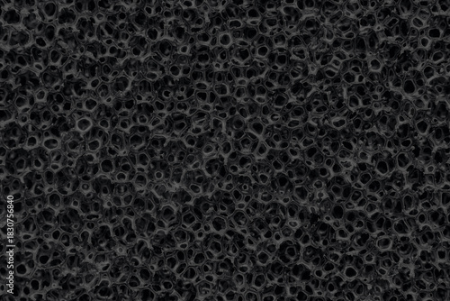 uniform porous foam polyurethane rubber background