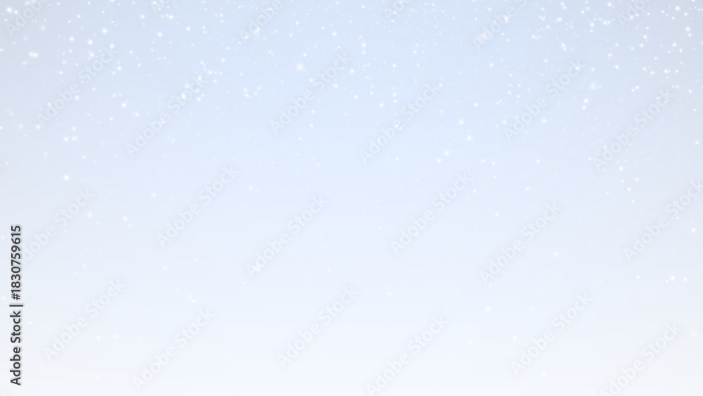Fototapeta premium Snow PNG overlay with white snowflakes on transparent background, winter