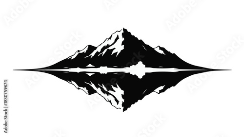 Abstract architectural perspective of repeating dark geometric archways receding into light