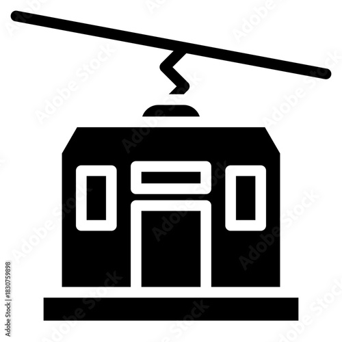 Cable car icon