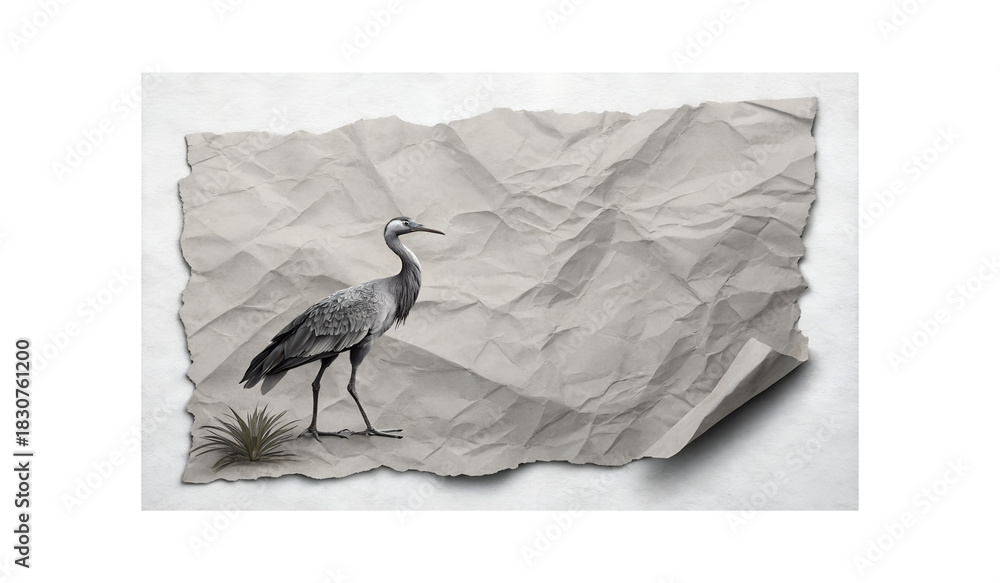 Fototapeta premium great blue heron ardea cinerea , heron on the beach