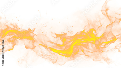 Fire ember particles on a png background. Fire sparks background. Abstract dark sparkling fire particles glowing.