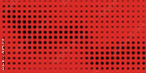 Dot red pattern screen led light gradient texture background. Abstract technology big data digital background. 3d rendering.
