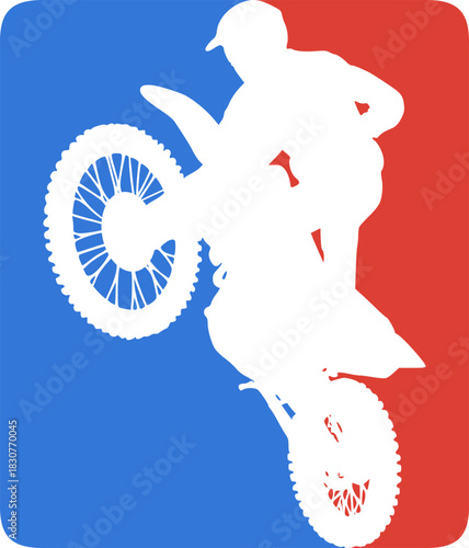 Motocross emblem design