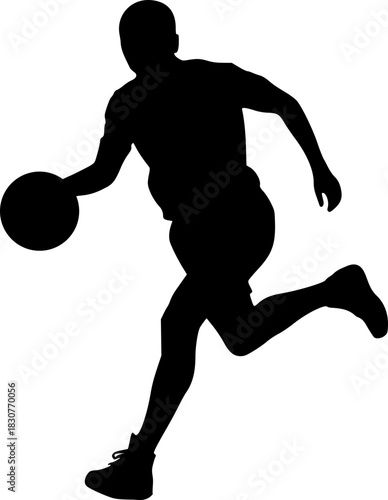 Creative design of basketball player