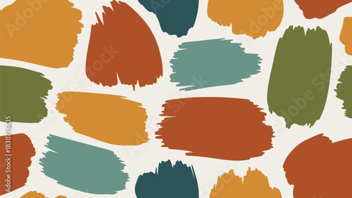 Warm earthy tones create a seamless abstract pattern perfect for backgrounds and textiles, bringing a touch of modern elegance to any project