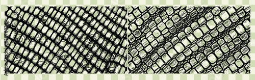 Reptilian skin pattern in black and white a seamless texture for backgrounds and designs element use