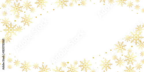 Golden fireworks on white background, Vector clipart of modern simple style confetti fireworks celebration banner for Christmas, new year, holiday, birthday, anniversary, victory, party, carnival.