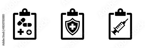 Three e cigarettes in a row on a black background with outline