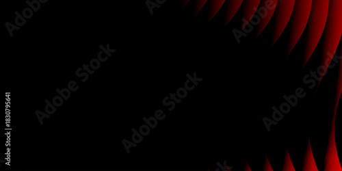 Neon ribbed fractal glass 3d background. Holographic vertical stripe pattern with vibrant purple blue yellow gradient. Abstract black bg, iridescent texture lines in radiant colors. 3D illustration	
