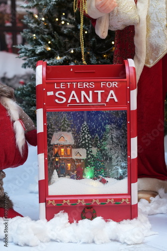 Bring the magic of the North Pole to life with this festive “Letters for Santa” holiday mailbox—perfect for capturing true Christmas spirit.