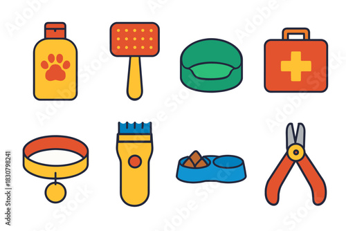 Essential pet care items for grooming and health