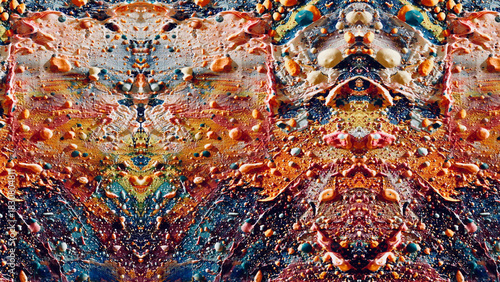 Abstract art background . Hand painting artwork on canvas .