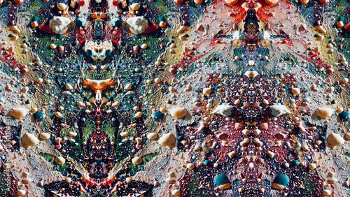 Abstract art background . Hand painting artwork on canvas .