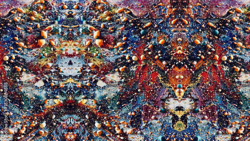 Abstract art background . Hand painting artwork on canvas .