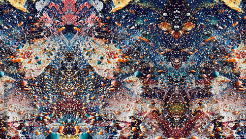 Abstract art background . Hand painting artwork on canvas .