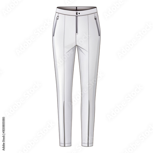 female pants isolated on white background