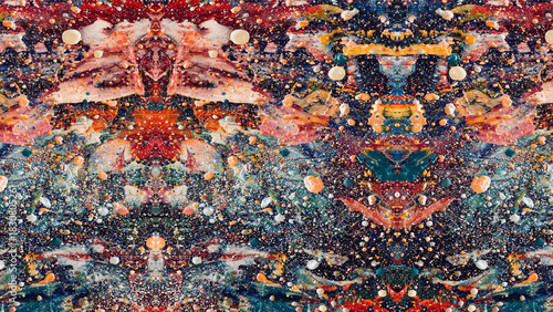 Abstract art background . Hand painting artwork on canvas .