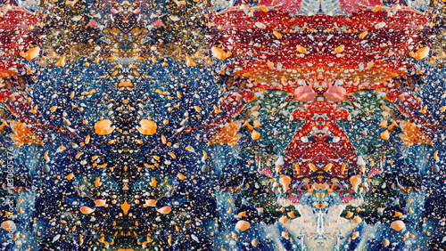 Abstract art background . Hand painting artwork on canvas .