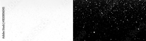 Snowflakes PNG overlay for winter scenes, transparent winter weather PNG