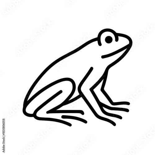 Vector Illustration of a Frog