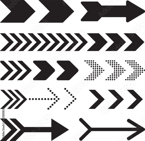 Arrow Icons Directional Arrows Chevron Arrows vector rtwvd9u6dlixkq