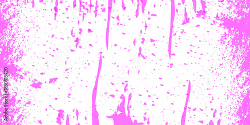 Pink paint brush stain isolated on white background, modern and superior. eps 10