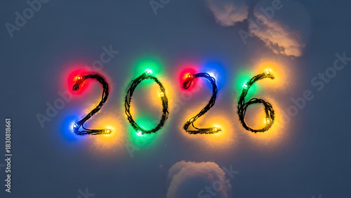 Snow-Covered Fairy Lights Forming 2026