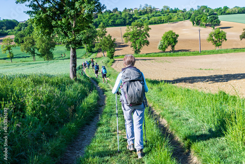 Obraz na płótnie sur le chemin de Compostelle 