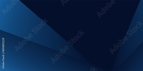 Black dark navy blue silver abstract pattern background. Geometric shape. Line triangle angle fold polygon diamond 3D. Color gradient ombre.
