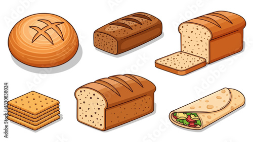 Delicious baked goods assortment for a bakery menu or food blog project