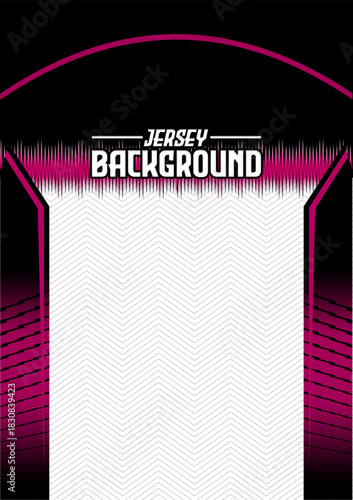 Dark jersey with magenta gradient arcs creating a powerful futuristic frame effect.