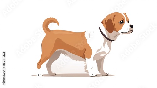 かわいい犬のイラスト