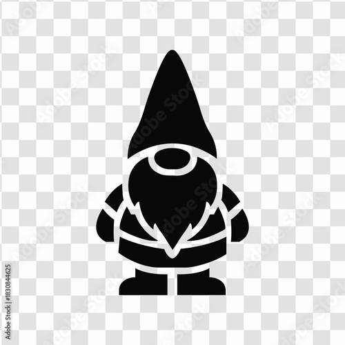 Gnome icon silhouette