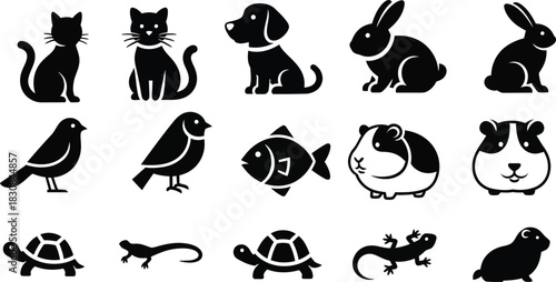 Abstract vector design with geometric shapes and cmyk color palette created in adobe illustrator