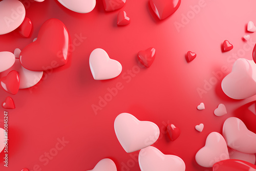 Abstract love valentine pink background