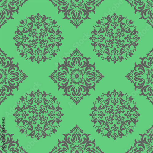 Classic Damask Seamless
Pattern - Vector Illustration for Elegant Textile
Design,Damask,Jacquard loom, Brocade, Satin weave,ethnic, geometric, textile, fabric, motif, retro, 
